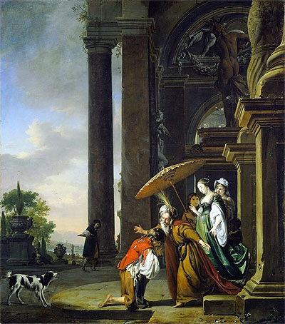 The Return of the Prodigal Son, c.1665/69 | Jan Weenix | Gemälde Reproduktion