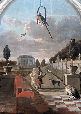 Park with House, c.1670/19 | Jan Weenix | Painting Reproduction