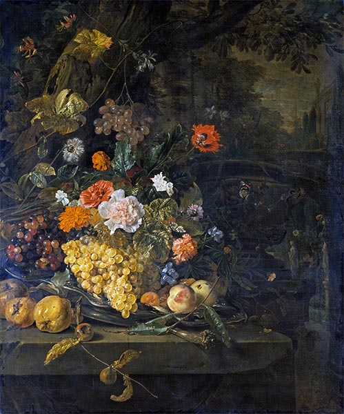 Flowers and ... | Jan Weenix | Painting Reproduction