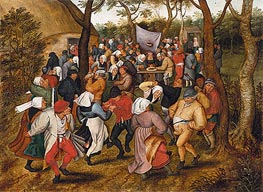 A Country Wedding, c.1630 by Jan Bruegel the Elder | Painting Reproduction