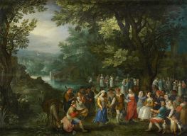 Wedding Dance, c.1595/96 by Jan Bruegel the Elder | Painting Reproduction