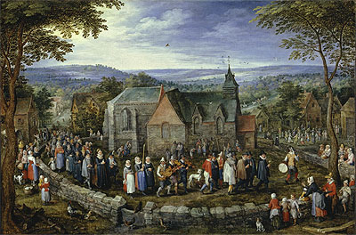 Country Wedding, c.1612 | Jan Bruegel the Elder | Painting Reproduction