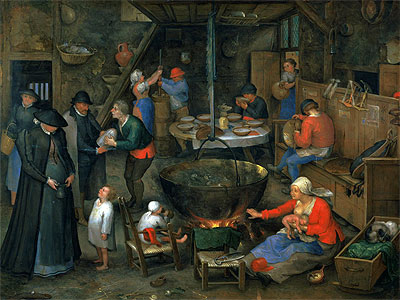 Der erlauchte Besucher | Jan Bruegel the Elder | Gemälde Reproduktion