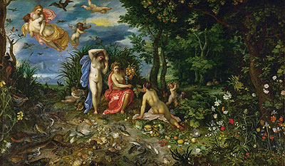Ceres and the Four Elements, 1604 | Jan Bruegel the Elder | Painting Reproduction