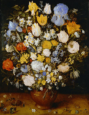 Small Bouquet of Flowers, c.1607 | Jan Bruegel the Elder | Painting Reproduction
