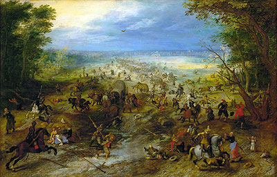 Der Hinterhalt | Jan Bruegel the Elder | Gemälde Reproduktion