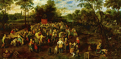 Das Hochzeitsbankett | Jan Bruegel the Elder | Gemälde Reproduktion