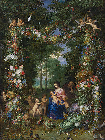 Heilige Familie, c.1620 | Jan Bruegel the Elder
