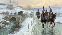 Napoleon's Entry Into Berlin, Undated by Jan van Chelminski | Painting Reproduction