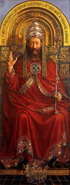 Christ, God the Father (Ghent Altarpiece) | Jan van Eyck | Painting Reproduction
