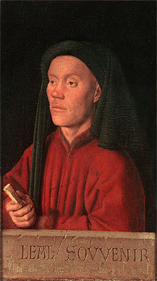 Portrait of a Man (Leal Souvenir), 1432 | Jan van Eyck | Painting Reproduction