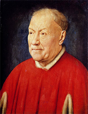 Cardinal Niccolo Albergati, c.1435 | Jan van Eyck | Gemälde Reproduktion