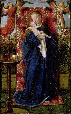 Madonna at the Fountain, 1439 | Jan van Eyck | Painting Reproduction