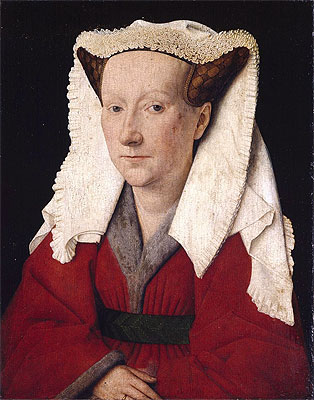 Portrait of Margareta van Eyck, 1439 | Jan van Eyck | Gemälde Reproduktion