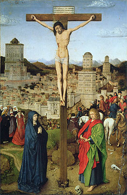 The Crucifixion, n.d. | Jan van Eyck | Gemälde Reproduktion