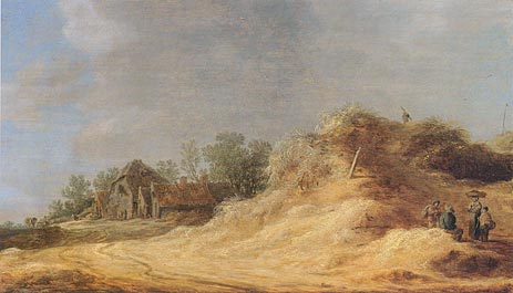 Dunes, 1629 | Jan van Goyen | Painting Reproduction