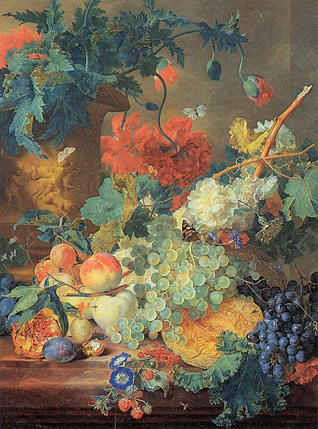 Fruit and Flowers, c.1720 | Jan van Huysum | Painting Reproduction