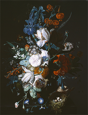 Vase with Flowers, c.1720 | Jan van Huysum | Painting Reproduction