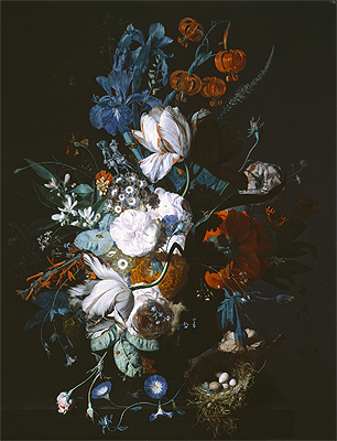 Vase mit Blumen | Jan van Huysum | Gemälde Reproduktion