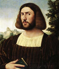 Portrait of a Man, c.1520 von Jan van Scorel | Gemälde-Reproduktion