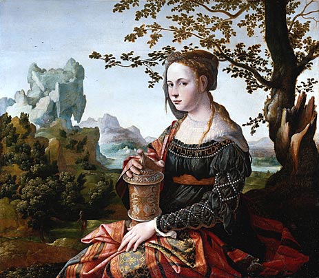 Mary Magdalene, c.1530 by Jan van Scorel | Painting Reproduction