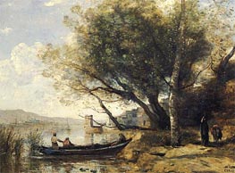 Smyrne-Bournabat, 1873 by Corot | Painting Reproduction