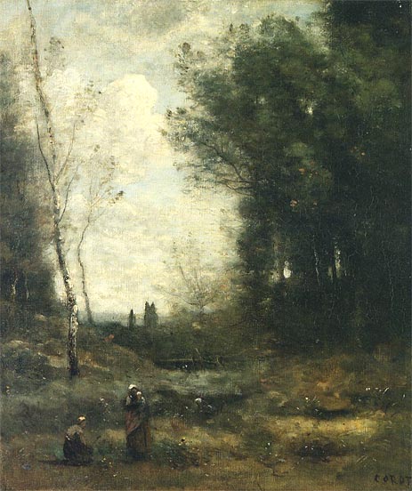 The Valley, 1871 | Corot | Painting Reproduction