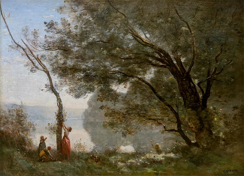 Souvenir of Mortefontaine, 1864 by Corot | Painting Reproduction
