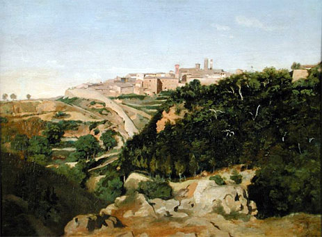 Volterra, 1834 | Corot | Painting Reproduction