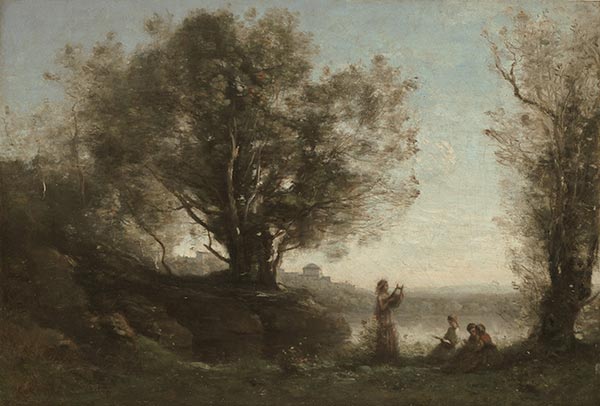 Orpheus beklagt Eurydike, c.1861/65 | Corot | Gemälde Reproduktion