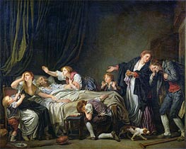 The Punished Son, 1778 by Jean-Baptiste Greuze | Painting Reproduction
