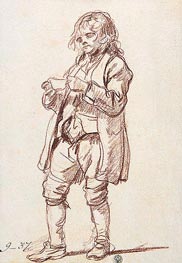 Study for 'The Paralytic'. Study of a Boy Carrying a Cup | Jean-Baptiste Greuze | Gemälde Reproduktion