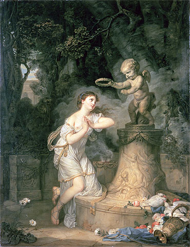 Votive Offering to Cupid, 1767 by Jean-Baptiste Greuze | Painting Reproduction