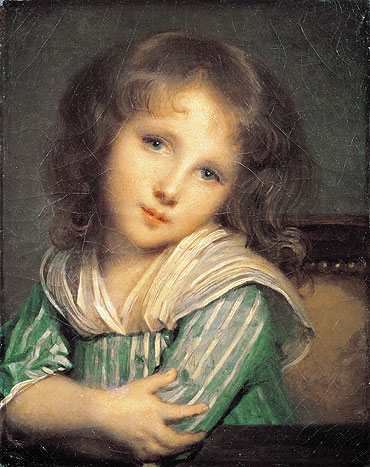 Girl at the Window, n.d. by Jean-Baptiste Greuze | Painting Reproduction