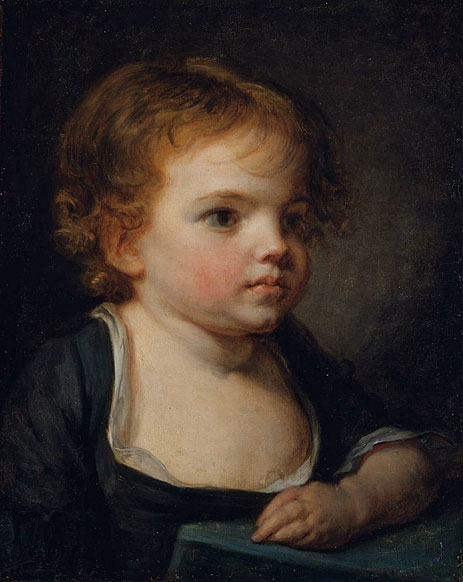 Portrait of a Child, undated | Jean-Baptiste Greuze | Painting Reproduction