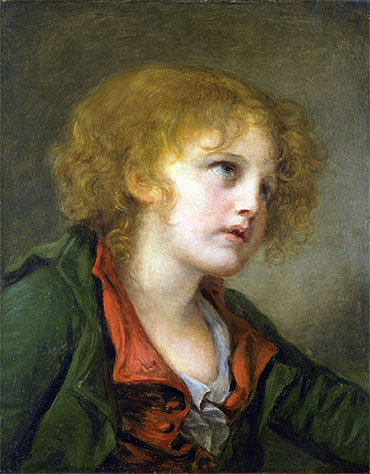Portrait of a Young Boy, undated | Jean-Baptiste Greuze | Painting Reproduction