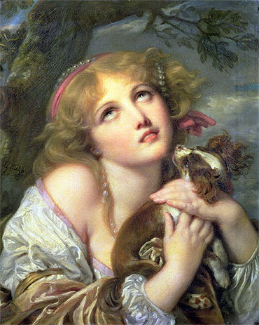 Das Andenken (Treue) | Jean-Baptiste Greuze | Gemälde Reproduktion