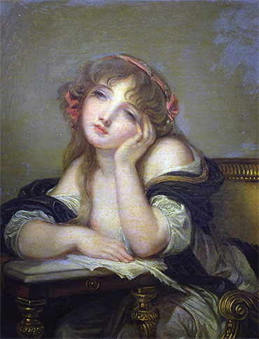 Der Briefschreiber | Jean-Baptiste Greuze | Gemälde Reproduktion