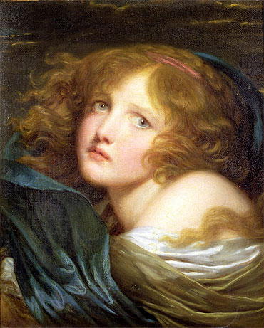 Junges Mädchen | Jean-Baptiste Greuze | Gemälde Reproduktion