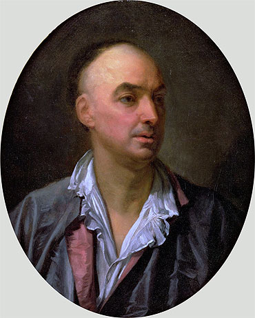 Portrait of Denis Diderot, undated | Jean-Baptiste Greuze | Painting Reproduction