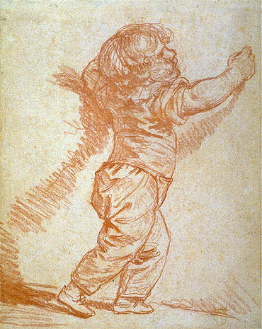 Studie eines jungen Jungen | Jean-Baptiste Greuze | Gemälde Reproduktion