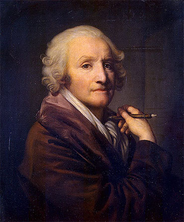 Selbstbildnis | Jean-Baptiste Greuze | Gemälde Reproduktion