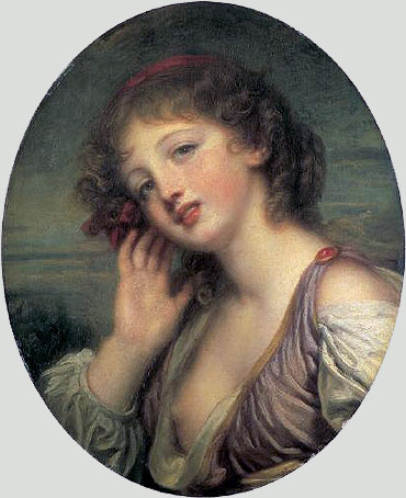 The Listening Girl, c.1780/90 | Jean-Baptiste Greuze | Painting Reproduction
