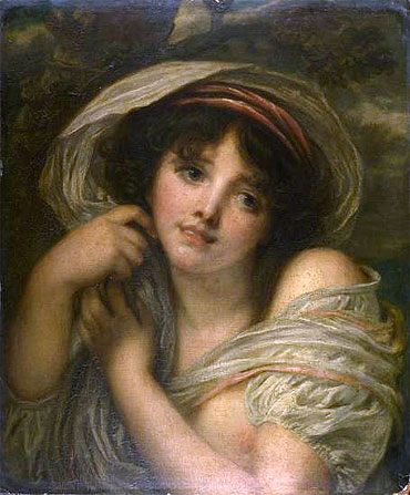 A Girl, undated | Jean-Baptiste Greuze | Painting Reproduction