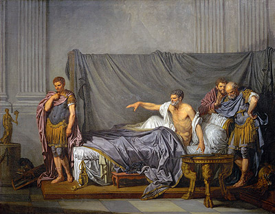 The Emperor Severus Rebuking his Son, Caracalla, for Wanting to Assassinate Him, 1769 | Jean-Baptiste Greuze | Painting Reproduction