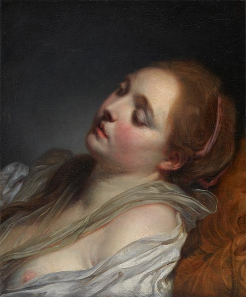 The Dreamer, c.1765/69 | Jean-Baptiste Greuze | Painting Reproduction
