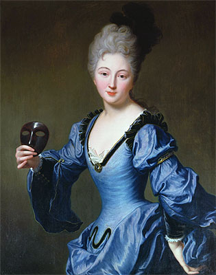 La Comtesse de Bersac, undated | Jean-Baptiste Santerre | Gemälde Reproduktion