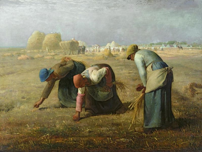 The Gleaners, 1857 by Millet | Painting Reproduction