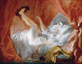 Gimblette, undated von Fragonard | Gemälde-Reproduktion