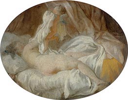 Stolen Shift, c.1770 von Fragonard | Gemälde-Reproduktion